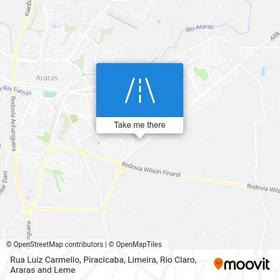 Rua Luiz Carmello map