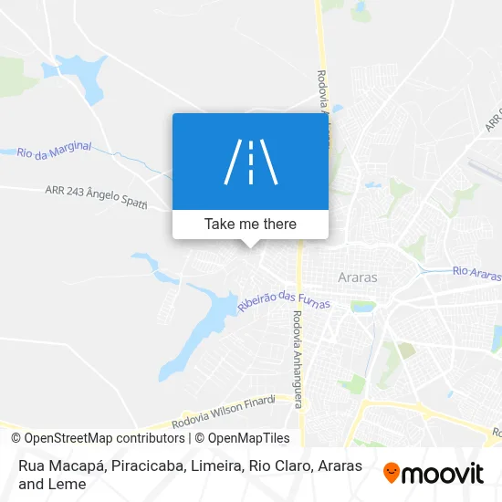 Rua Macapá map
