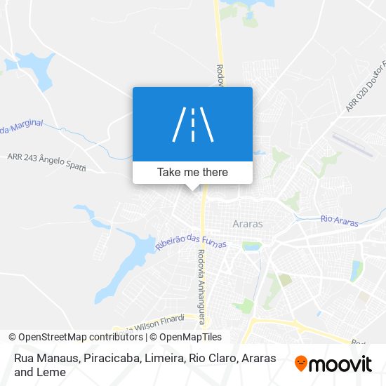 Mapa Rua Manaus