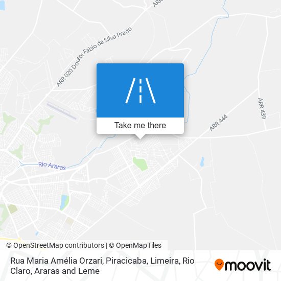 Rua Maria Amélia Orzari map