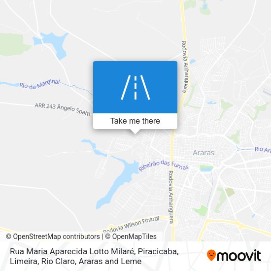 Rua Maria Aparecida Lotto Milaré map