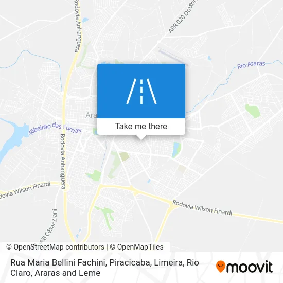 Rua Maria Bellini Fachini map
