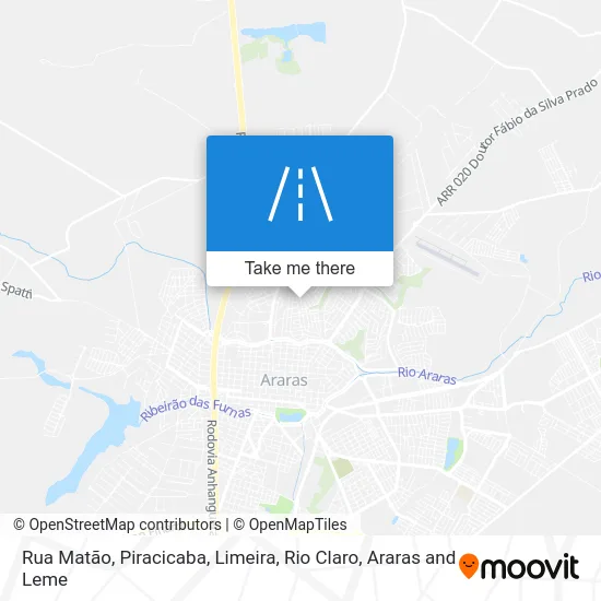 Rua Matão map
