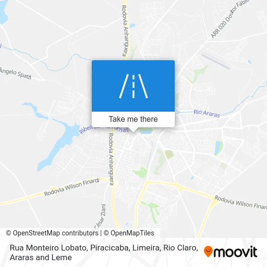 Rua Monteiro Lobato map