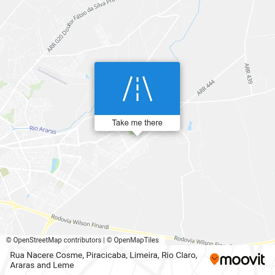 Rua Nacere Cosme map