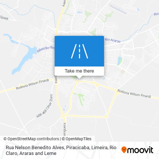 Rua Nelson Benedito Alves map