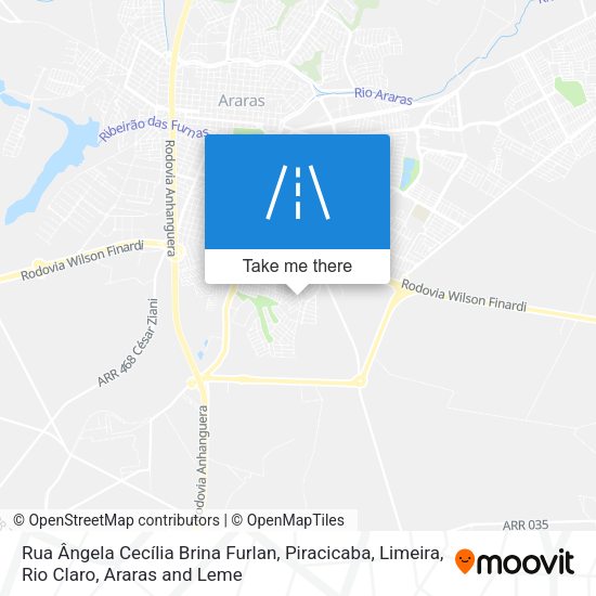 Rua Ângela Cecília Brina Furlan map