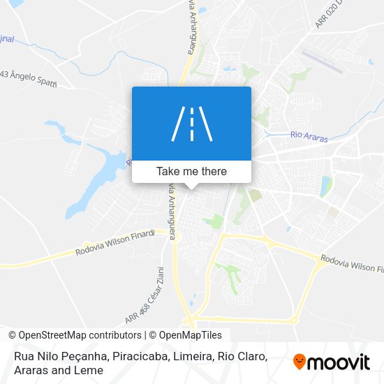 Rua Nilo Peçanha map