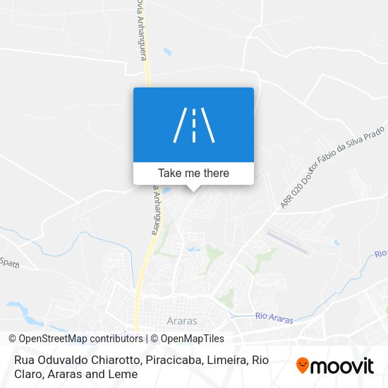 Rua Oduvaldo Chiarotto map