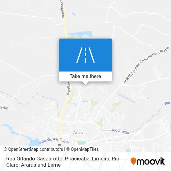 Rua Orlando Gasparotto map