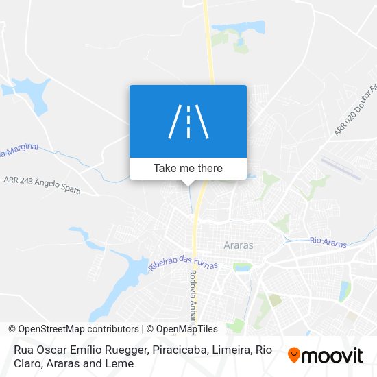 Rua Oscar Emílio Ruegger map