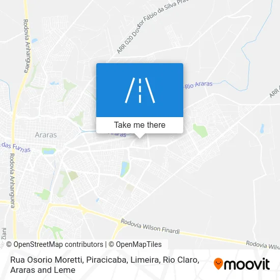 Rua Osorio Moretti map