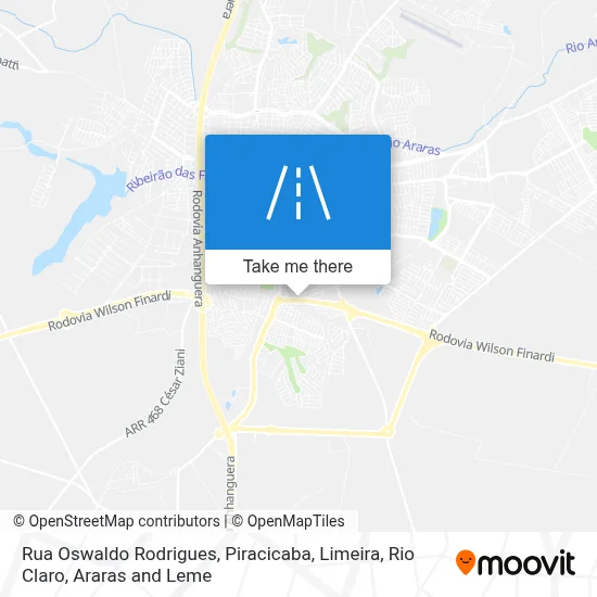 Rua Oswaldo Rodrigues map