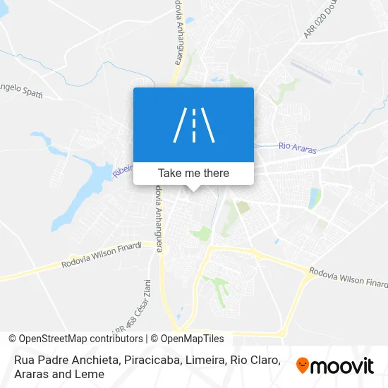 Rua Padre Anchieta map