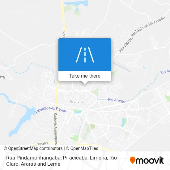 Rua Pindamonhangaba map