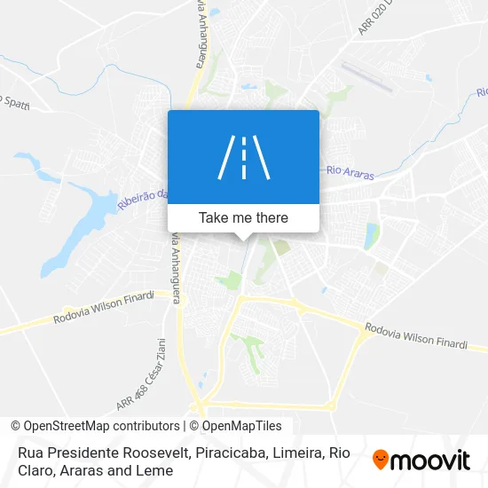 Rua Presidente Roosevelt map