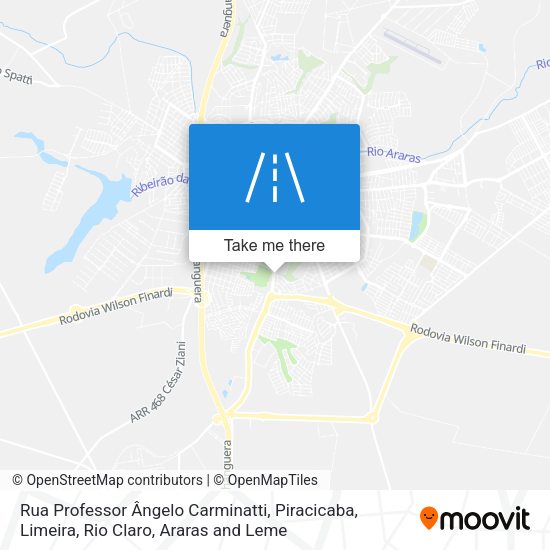 Rua Professor Ângelo Carminatti map