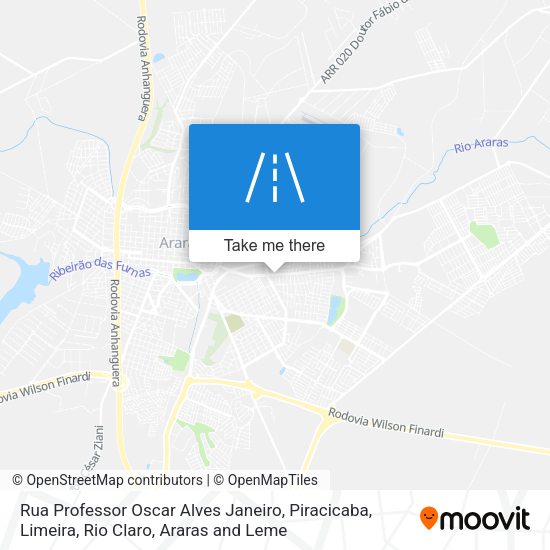 Rua Professor Oscar Alves Janeiro map