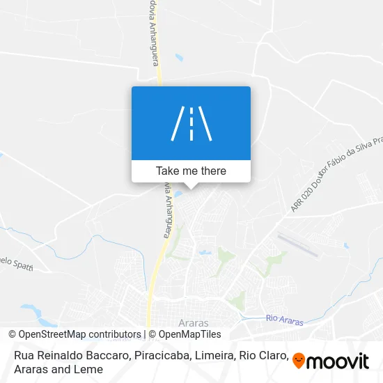 Rua Reinaldo Baccaro map