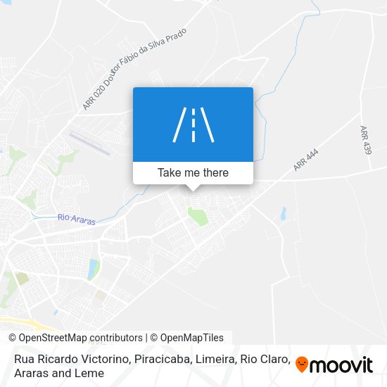 Rua Ricardo Victorino map