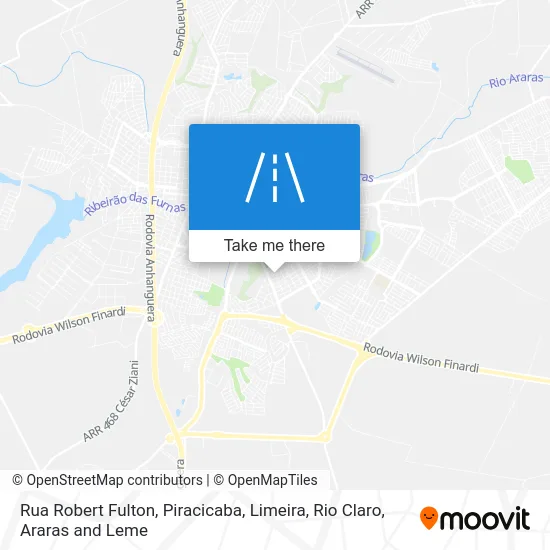 Rua Robert Fulton map