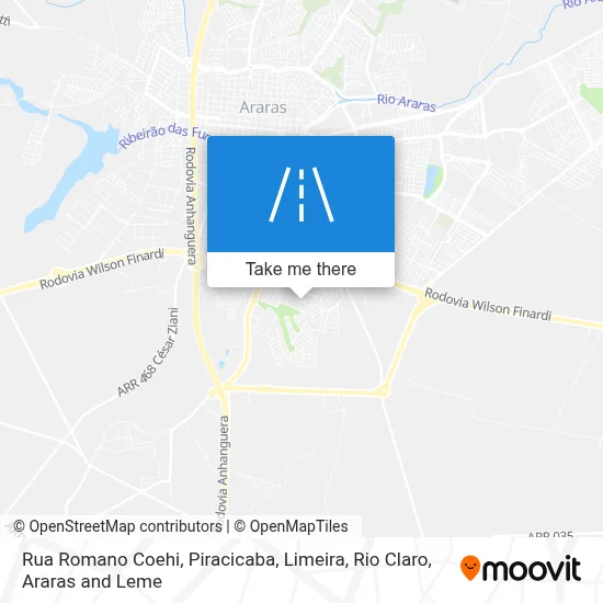 Rua Romano Coehi map