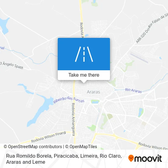 Rua Romildo Borela map
