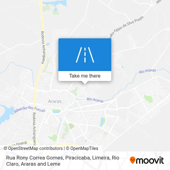 Rua Rony Correa Gomes map