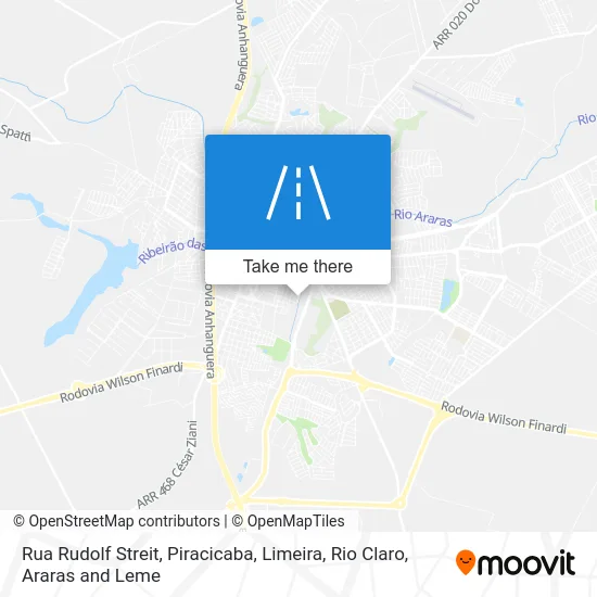 Rua Rudolf Streit map