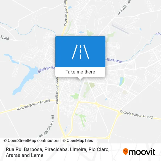 Rua Rui Barbosa map