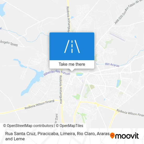 Rua Santa Cruz map