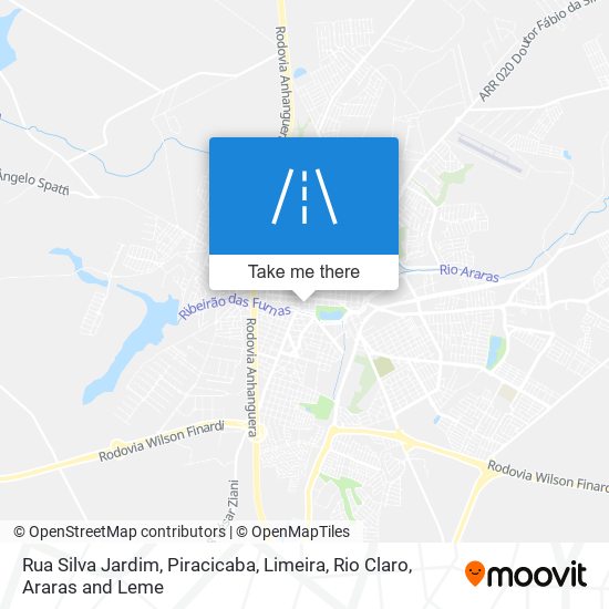 Mapa Rua Silva Jardim