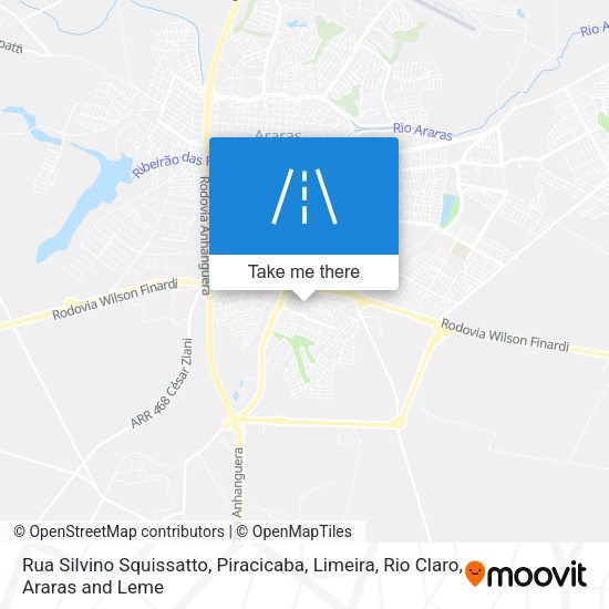 Rua Silvino Squissatto map
