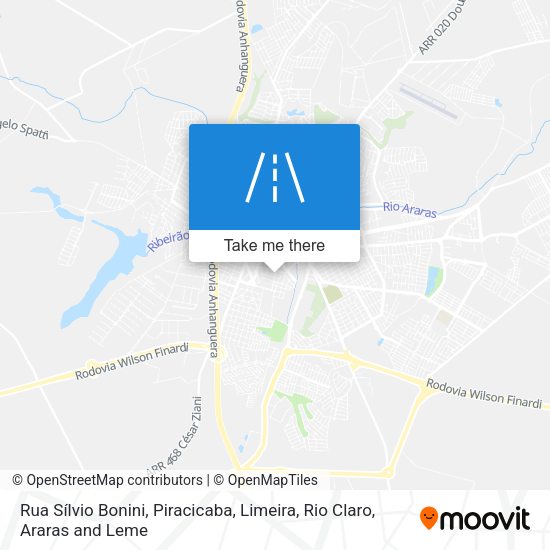 Rua Sílvio Bonini map