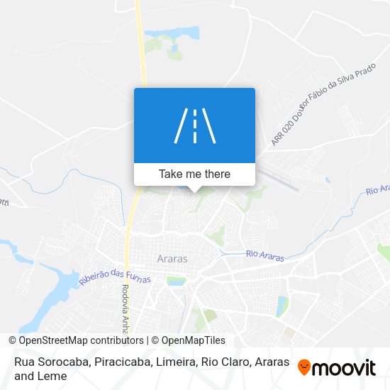 Rua Sorocaba map