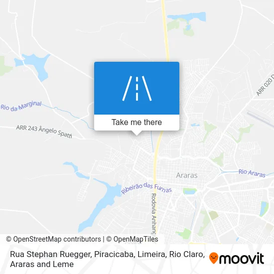 Rua Stephan Ruegger map