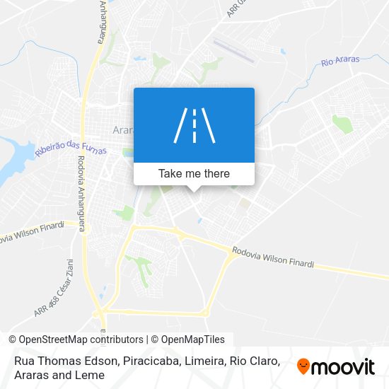 Rua Thomas Edson map