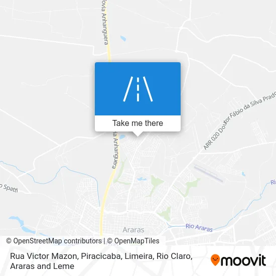 Rua Victor Mazon map