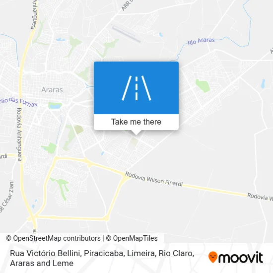 Rua Victório Bellini map