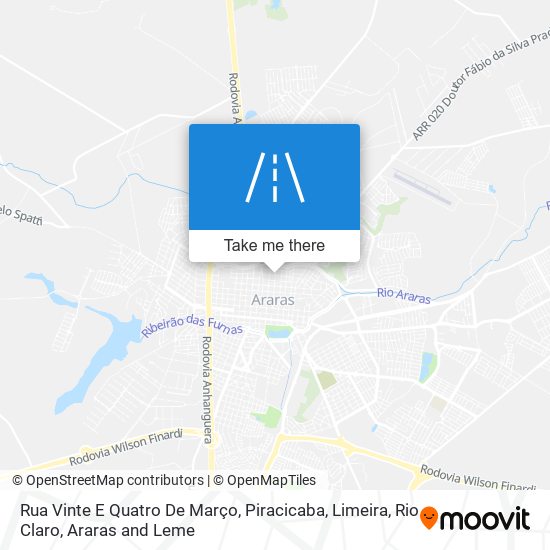 Rua Vinte E Quatro De Março map