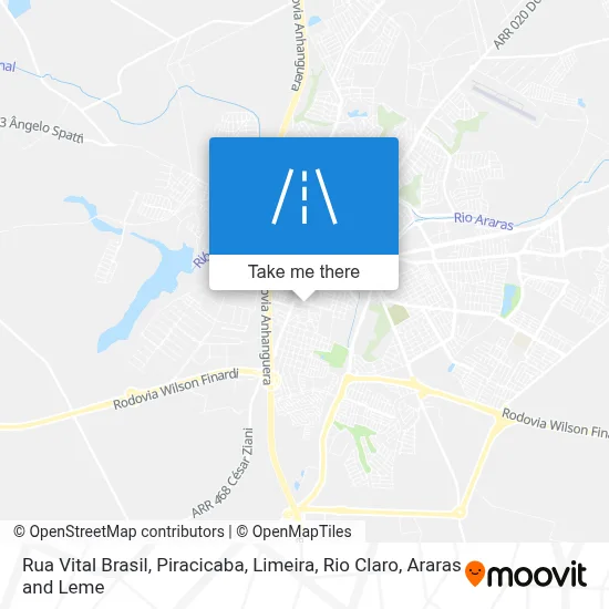 Rua Vital Brasil map