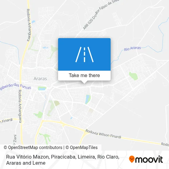 Rua Vitório Mazon map