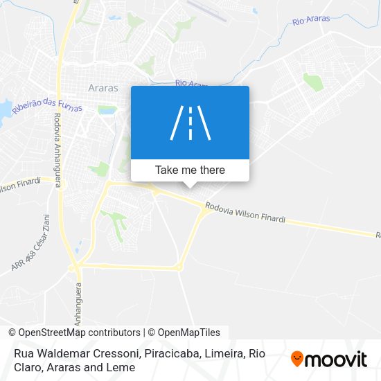 Rua Waldemar Cressoni map