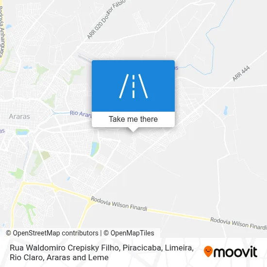 Rua Waldomiro Crepisky Filho map