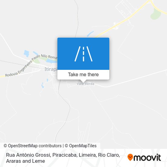 Rua Antônio Grossi map