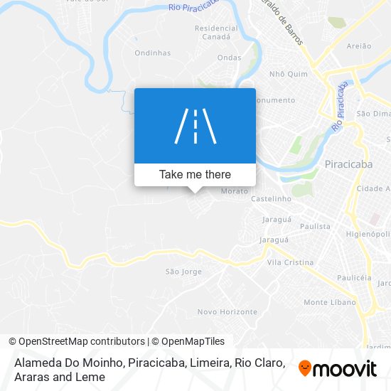 Alameda Do Moinho map