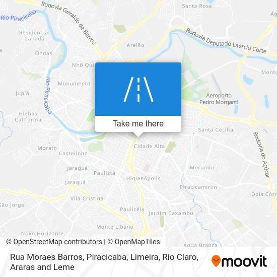 Rua Moraes Barros map