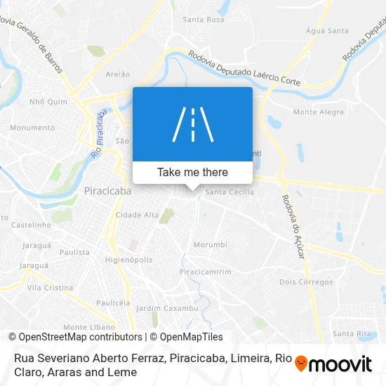 Rua Severiano Aberto Ferraz map
