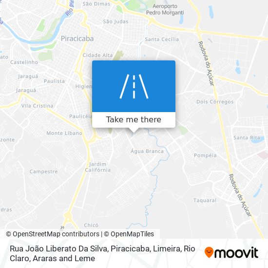 Mapa Rua João Liberato Da Silva