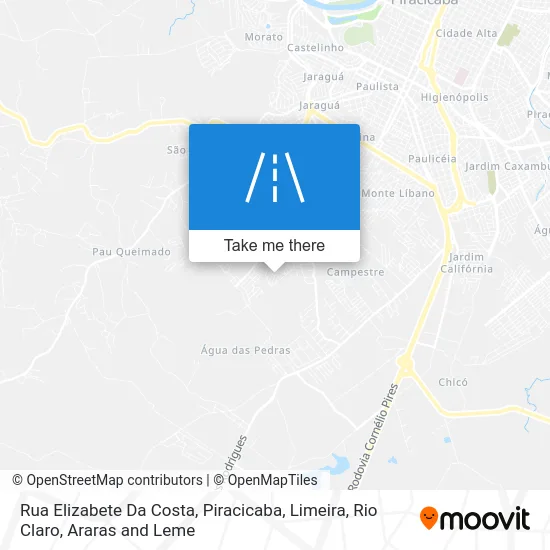 Rua Elizabete Da Costa map